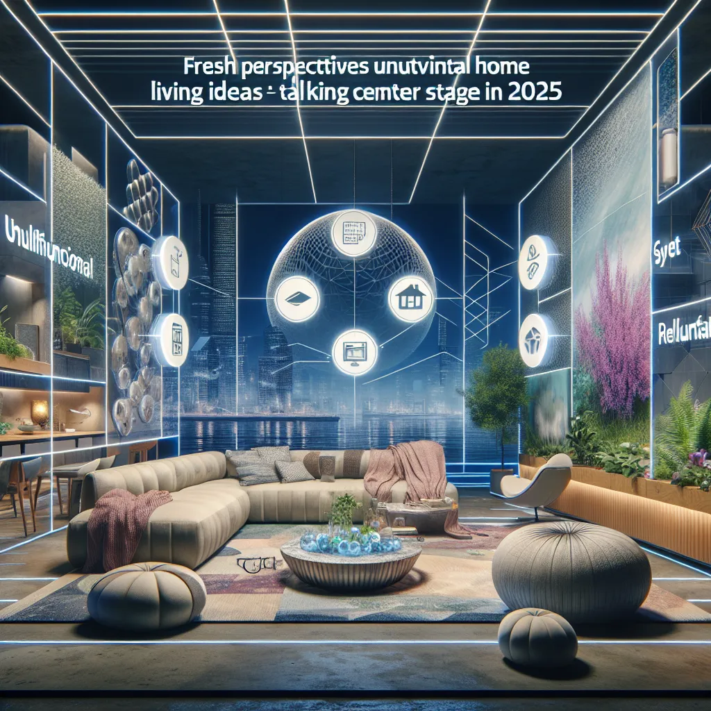 Fresh Perspectives: 5 Unconventional Home Living Ideas Taking Center Stage in 2025
