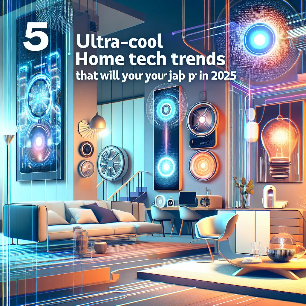 5 Ultra-Cool Home Tech Trends That Will Make Your Jaw Drop in 2025