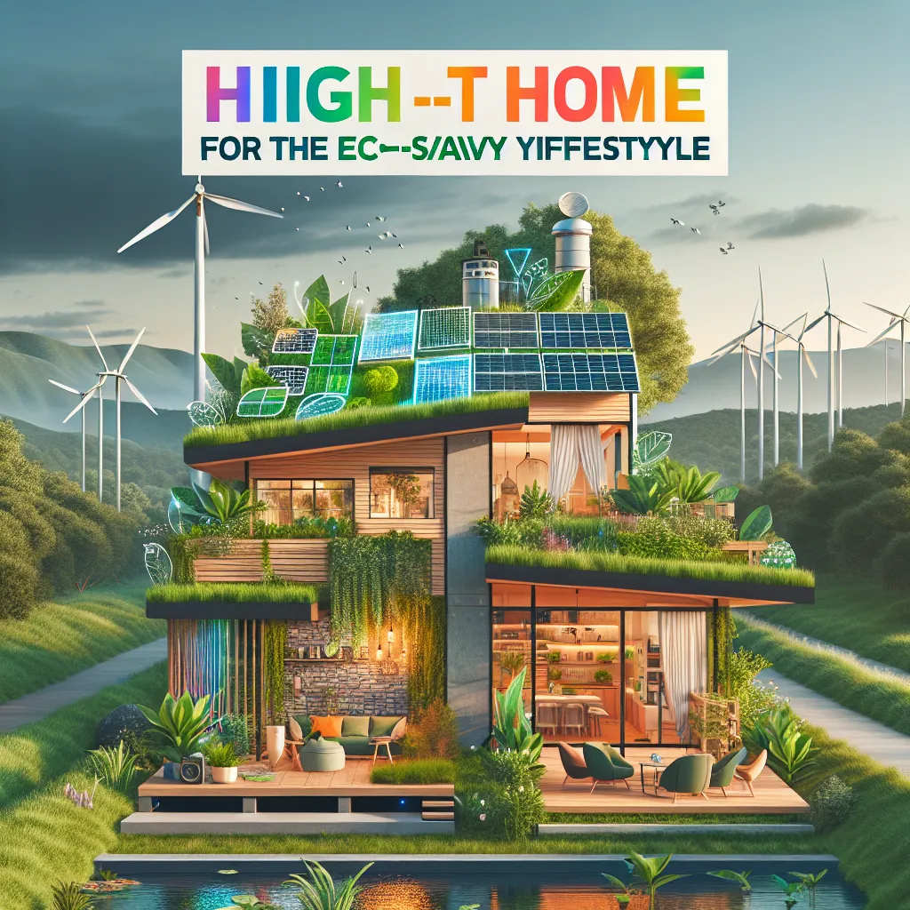 5 High-Tech Home Innovations for the Eco-Savvy Lifestyle