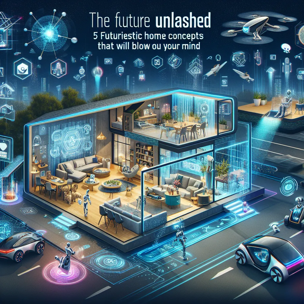 The Future Unleashed: 5 Futuristic Home Living Concepts That Will Blow Your Mind