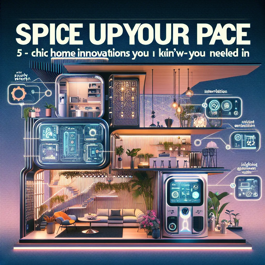Spice Up Your Space: 5 Chic Home Innovations You Didn't Know You Needed in 2025
